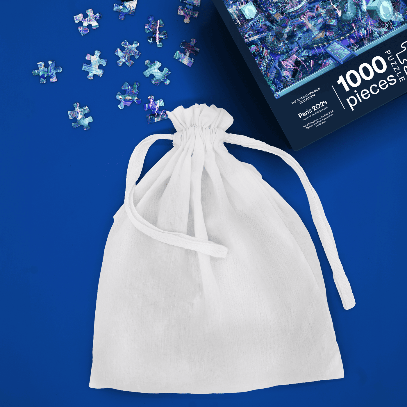 Paris 2024 Official Licensed Puzzle - Night Edition (1000 Pieces) | 2024 巴黎奧運官方紀念拼圖 - 黑夜限量版
