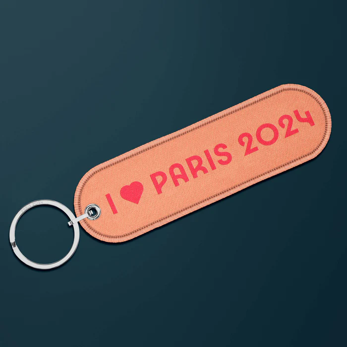 2024 巴黎奧運布章鑰匙圈(I Love Paris 系列)