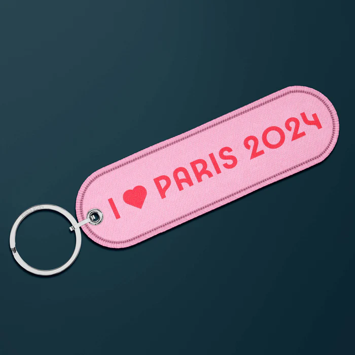 2024 巴黎奧運布章鑰匙圈(I Love Paris 系列)