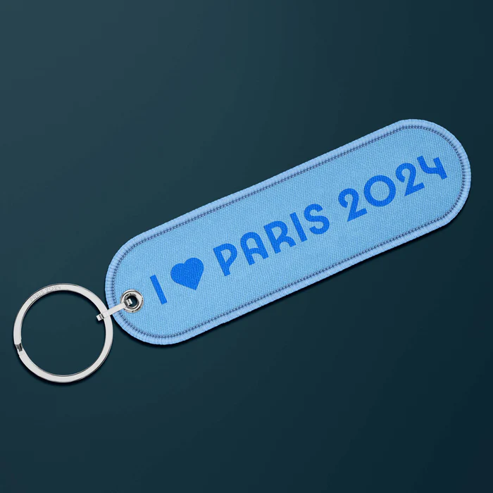 2024 巴黎奧運布章鑰匙圈(I Love Paris 系列)