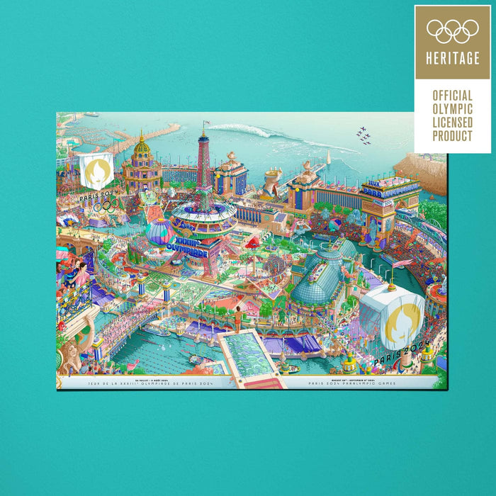 Paris 2024 官方明信片收藏組|復刻限量