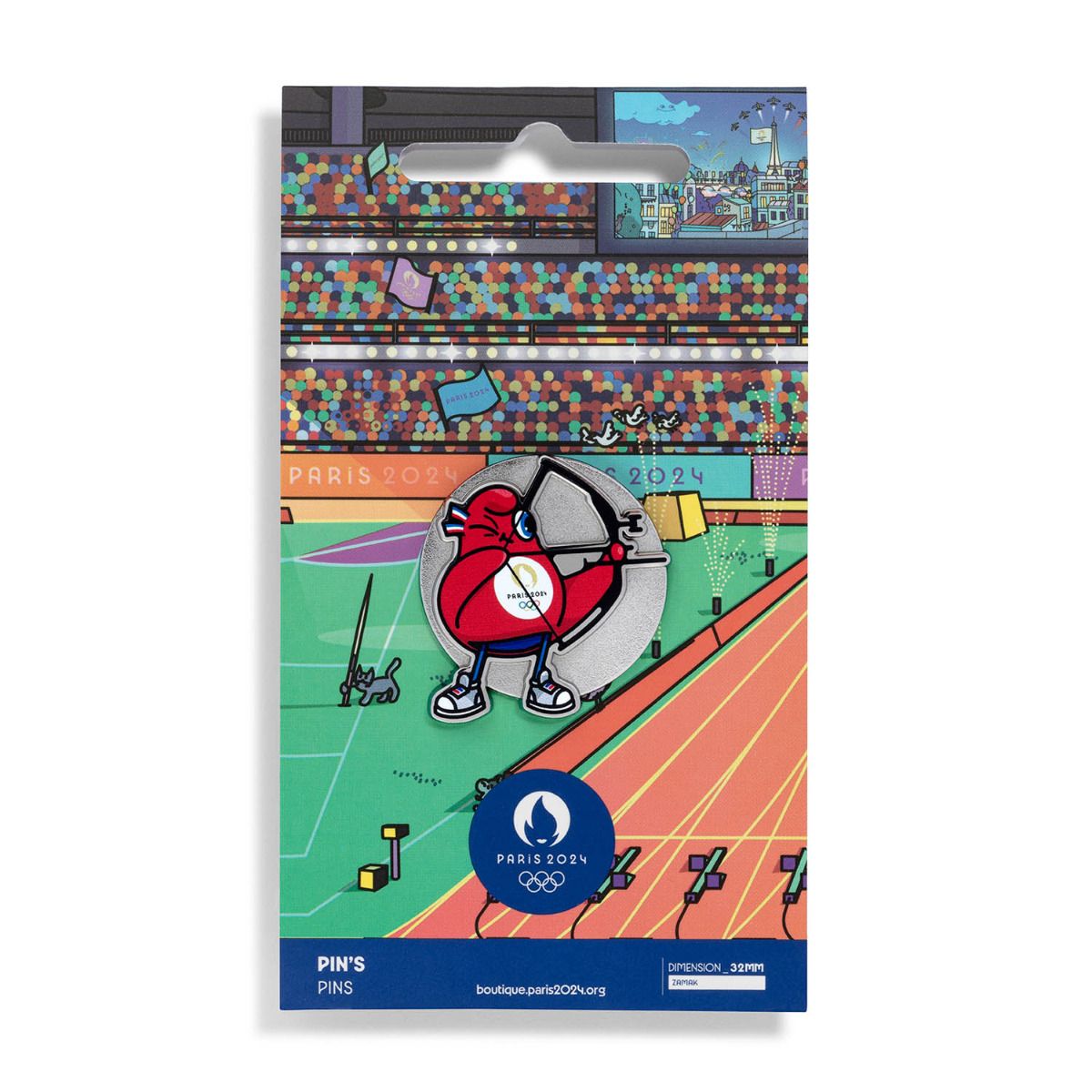 2024 巴黎奧運徽章(吉祥物運動)