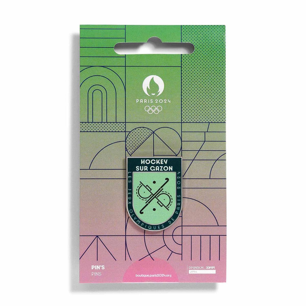 2024 巴黎奧運別針(比賽項目圖騰)