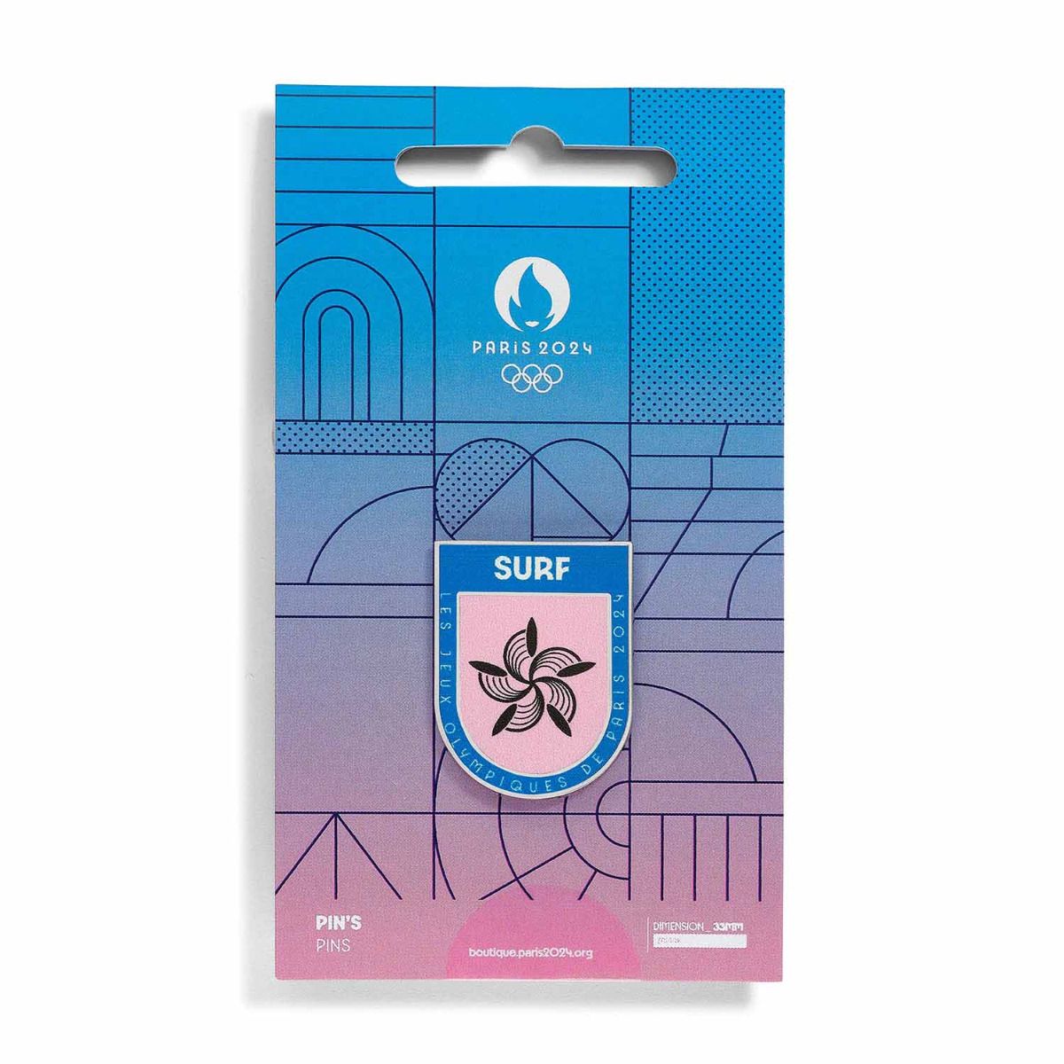 2024 巴黎奧運別針(比賽項目圖騰)