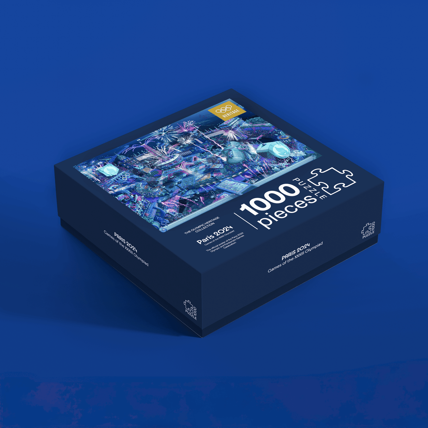 Paris 2024 Official Licensed Puzzle - Night Edition (1000 Pieces) | 2024 巴黎奧運官方紀念拼圖 - 黑夜限量版