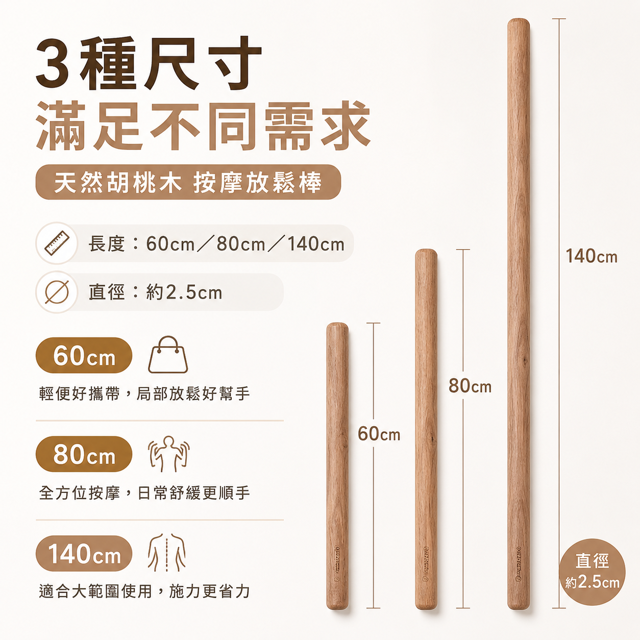 按摩放鬆木棍
