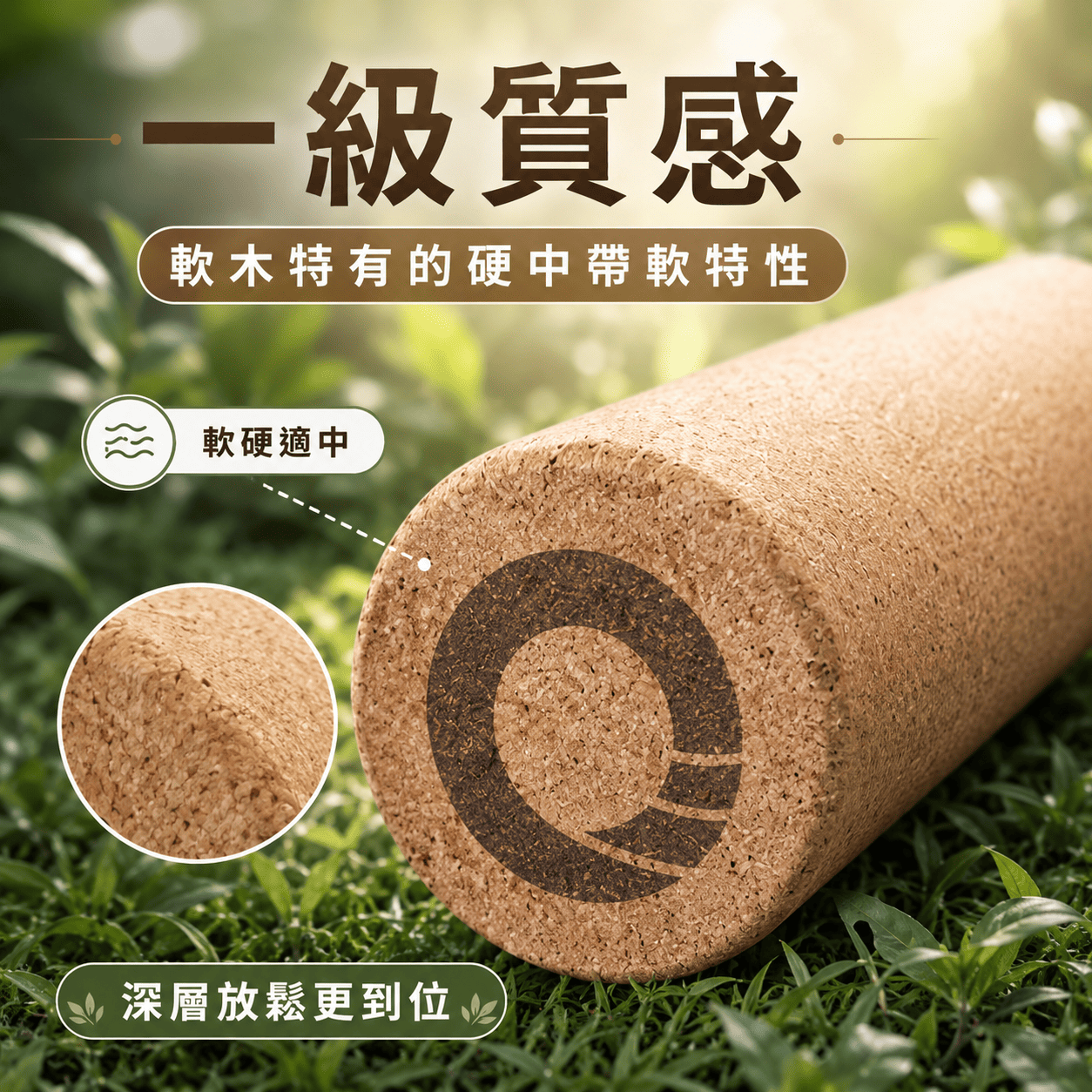 軟木按摩滾筒