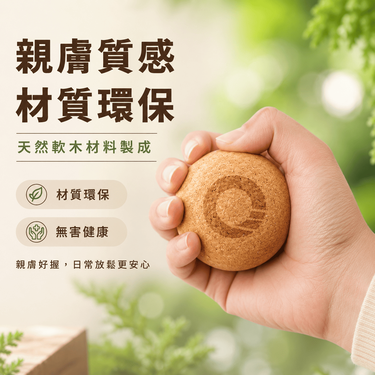 軟木塞按摩球