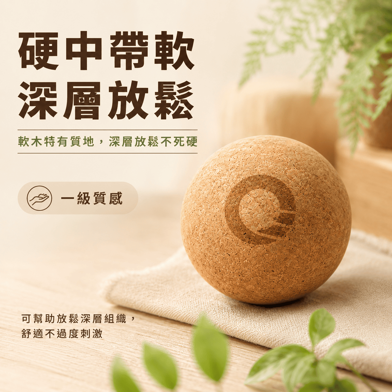 軟木塞按摩球