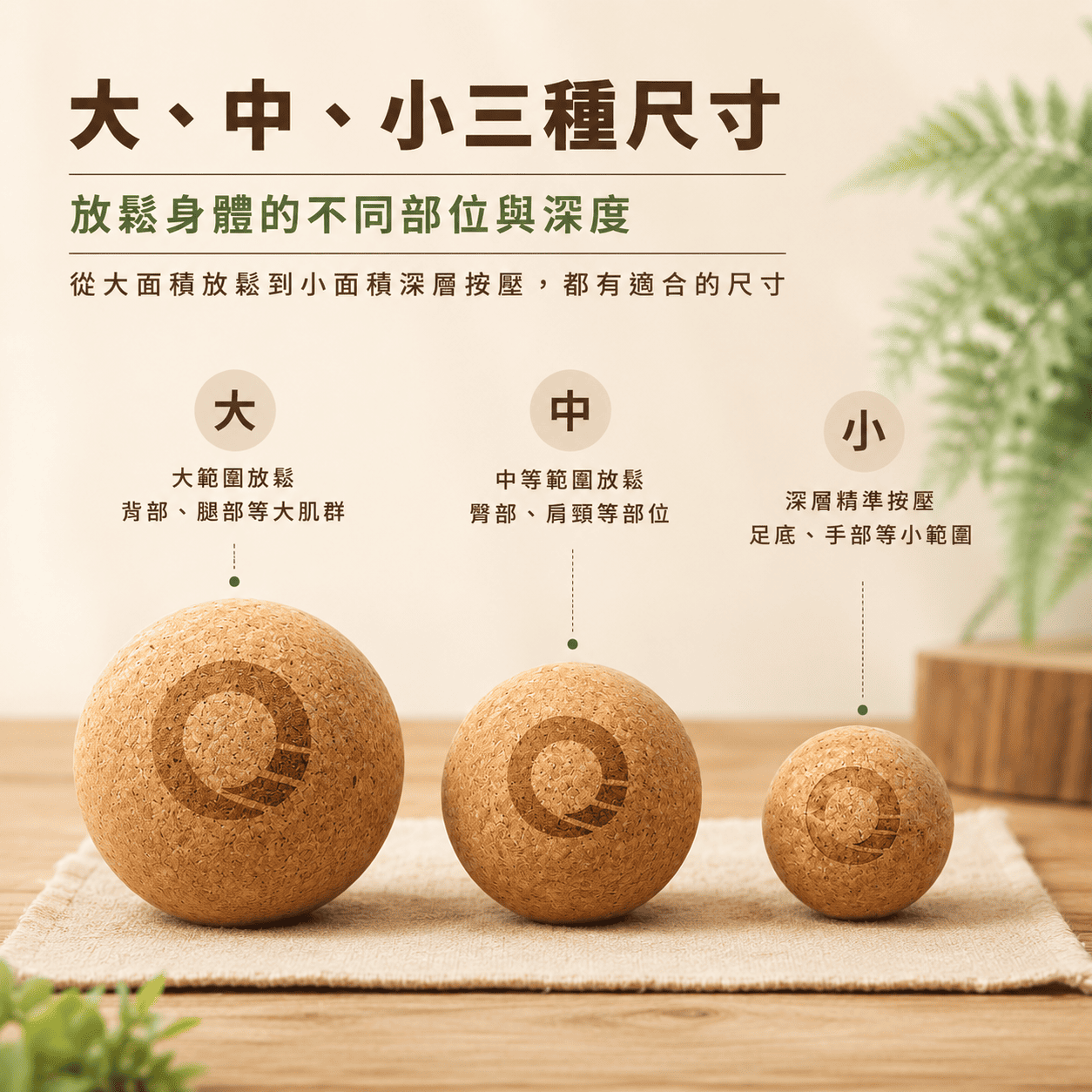 軟木塞按摩球