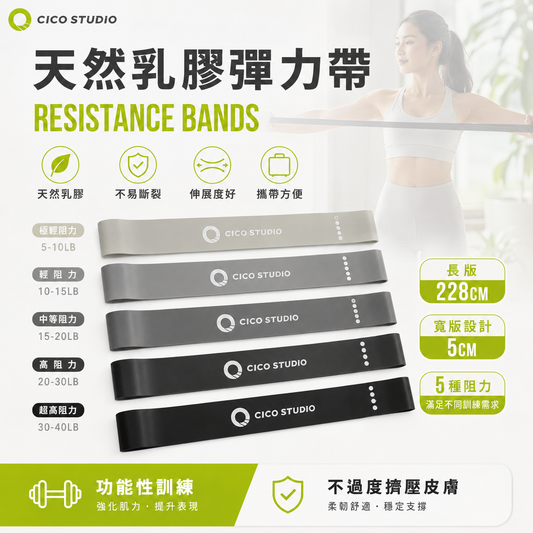 長板乳膠彈力帶