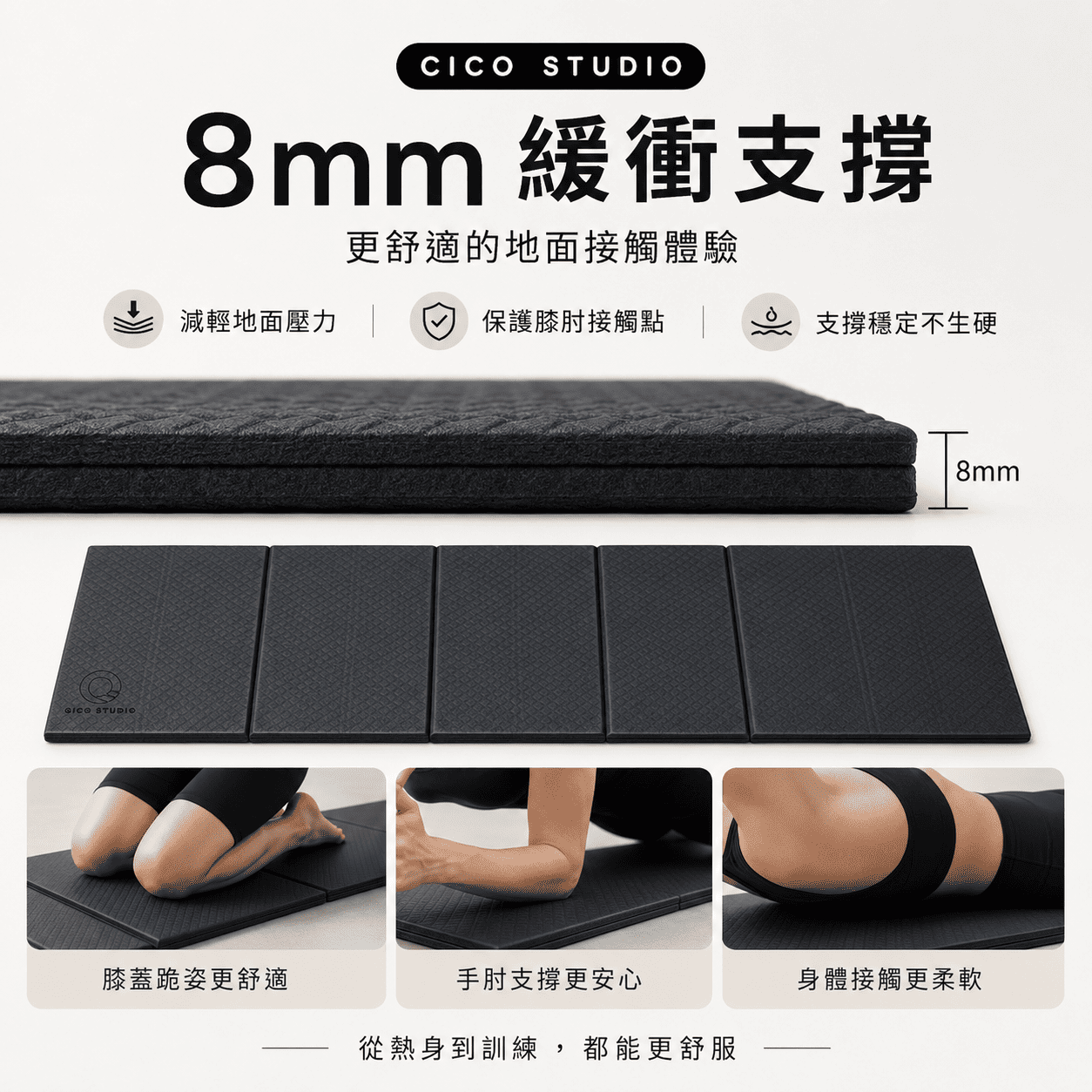 折疊瑜珈墊