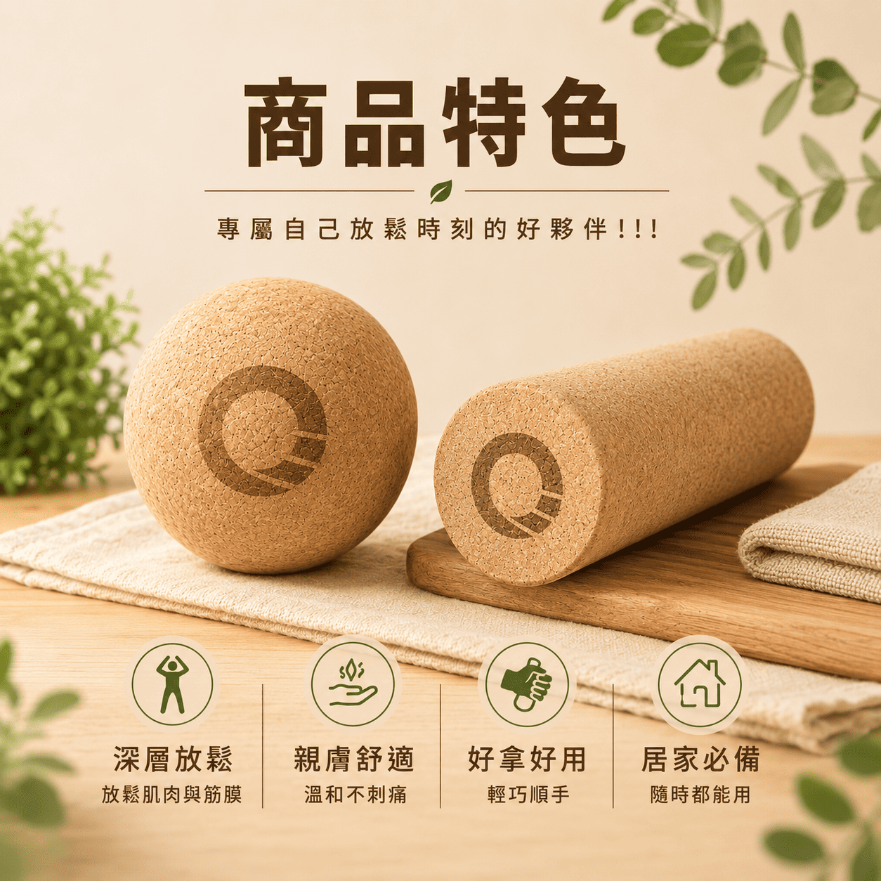 【凝聚｜優惠組】滾筒 x 放鬆筋膜球