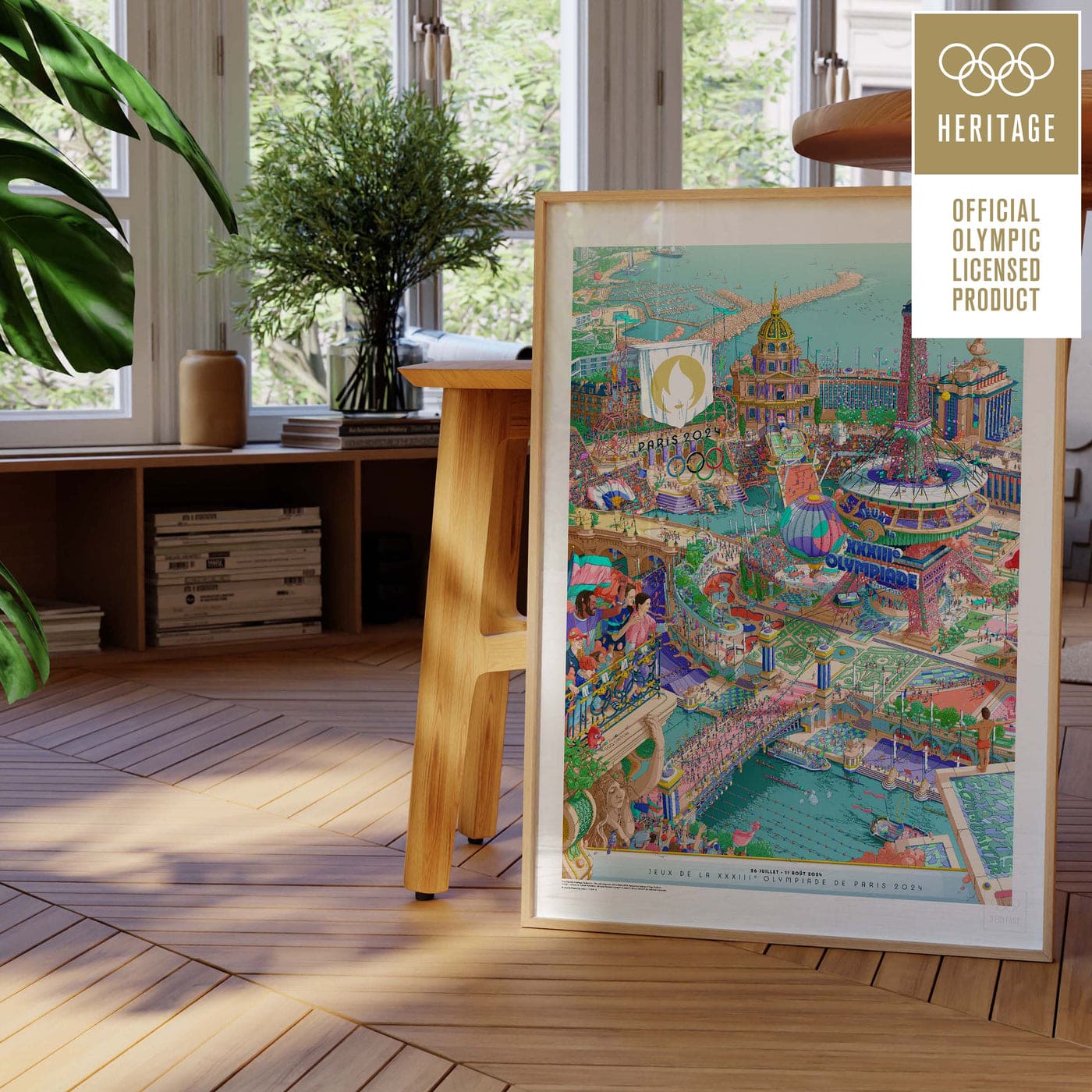 Paris 2024 Olympic & Paralympic Classic Poster Set | 2024 巴黎奧運官方海報 - 經典彩色對畫組