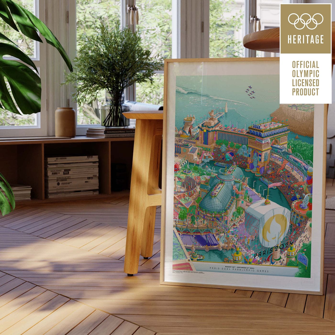Paris 2024 Olympic & Paralympic Classic Poster Set | 2024 巴黎奧運官方海報 - 經典彩色對畫組