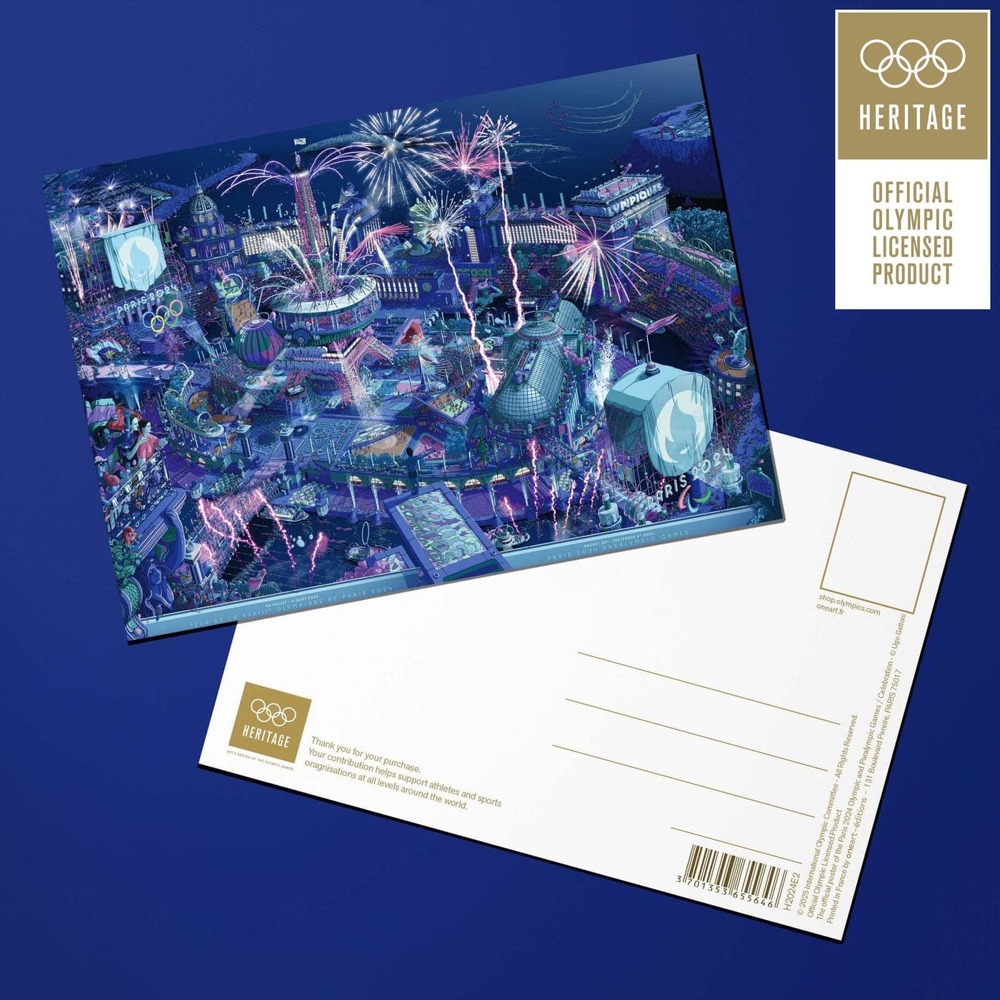 Paris 2024 Official Postcard Collector Set | 2024 巴黎奧運官方復刻限量明信片組