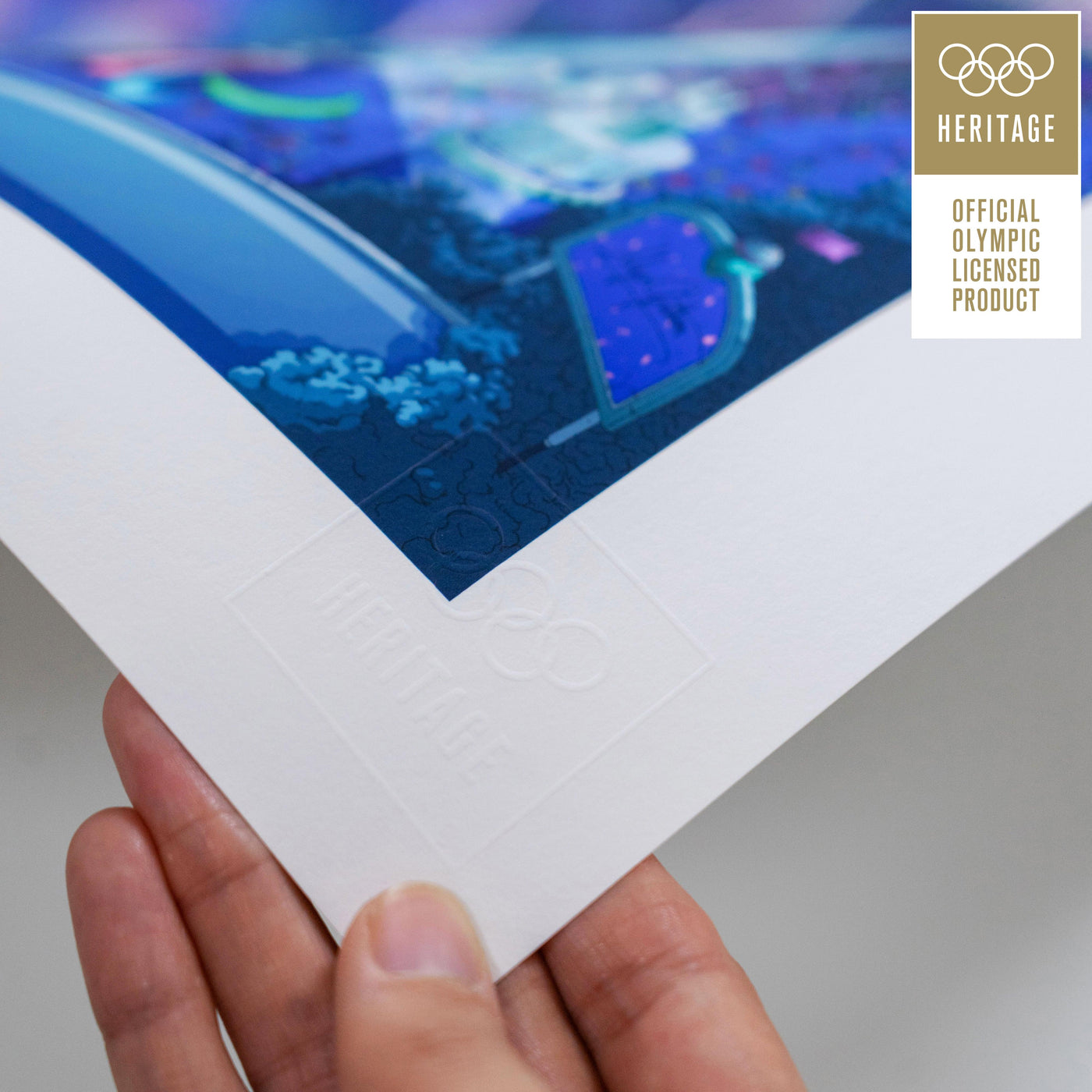 Paris 2024 Official Poster Night Celebration - Full Version | 2024 巴黎奧運官方海報 - 黑夜全幅限量版